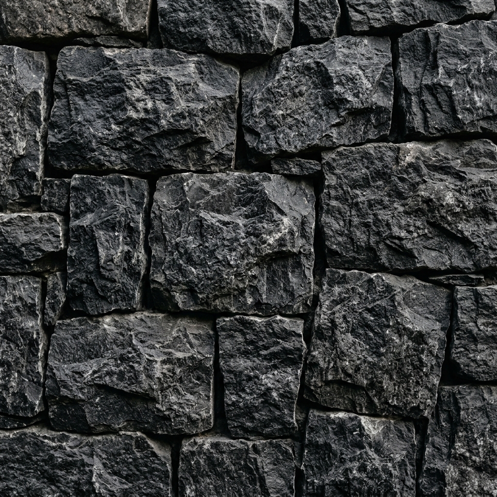 Rock Face - Siyah Mermer