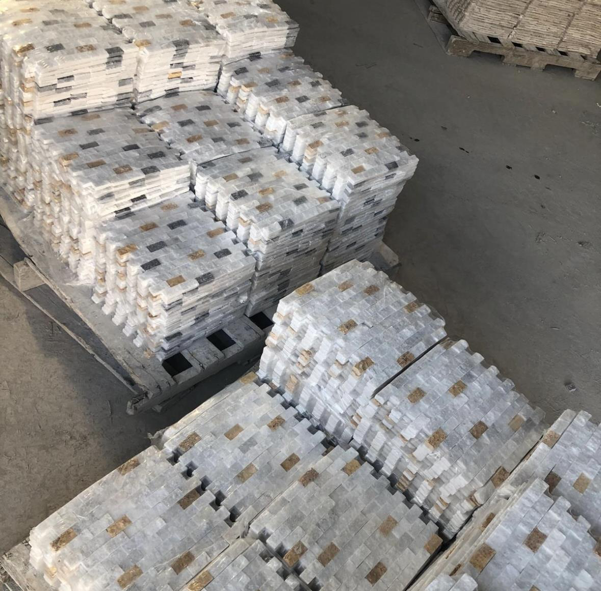 Beyaz + Sarı Mozaik